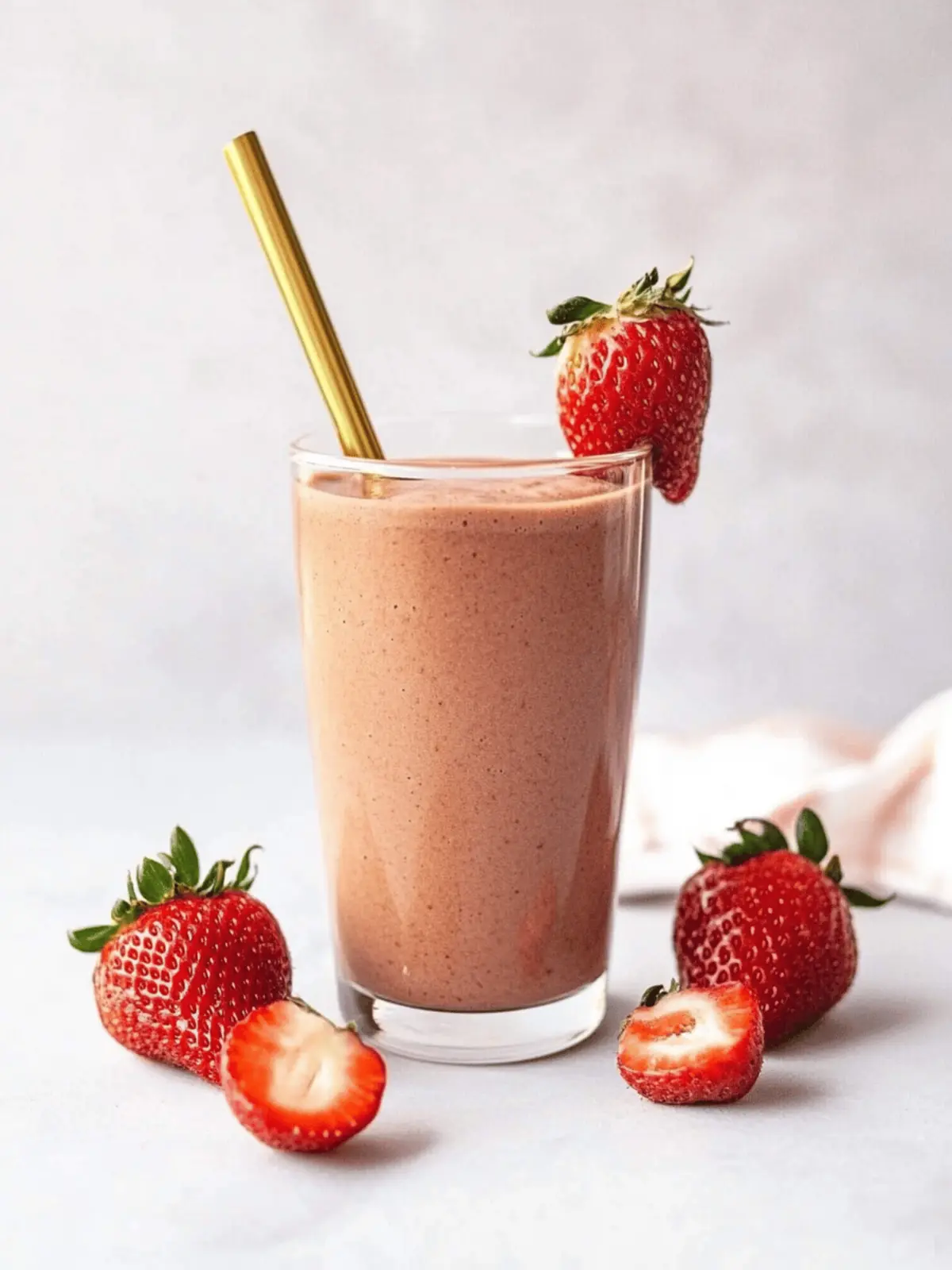 Chocolate Covered Strawberry Smoothie