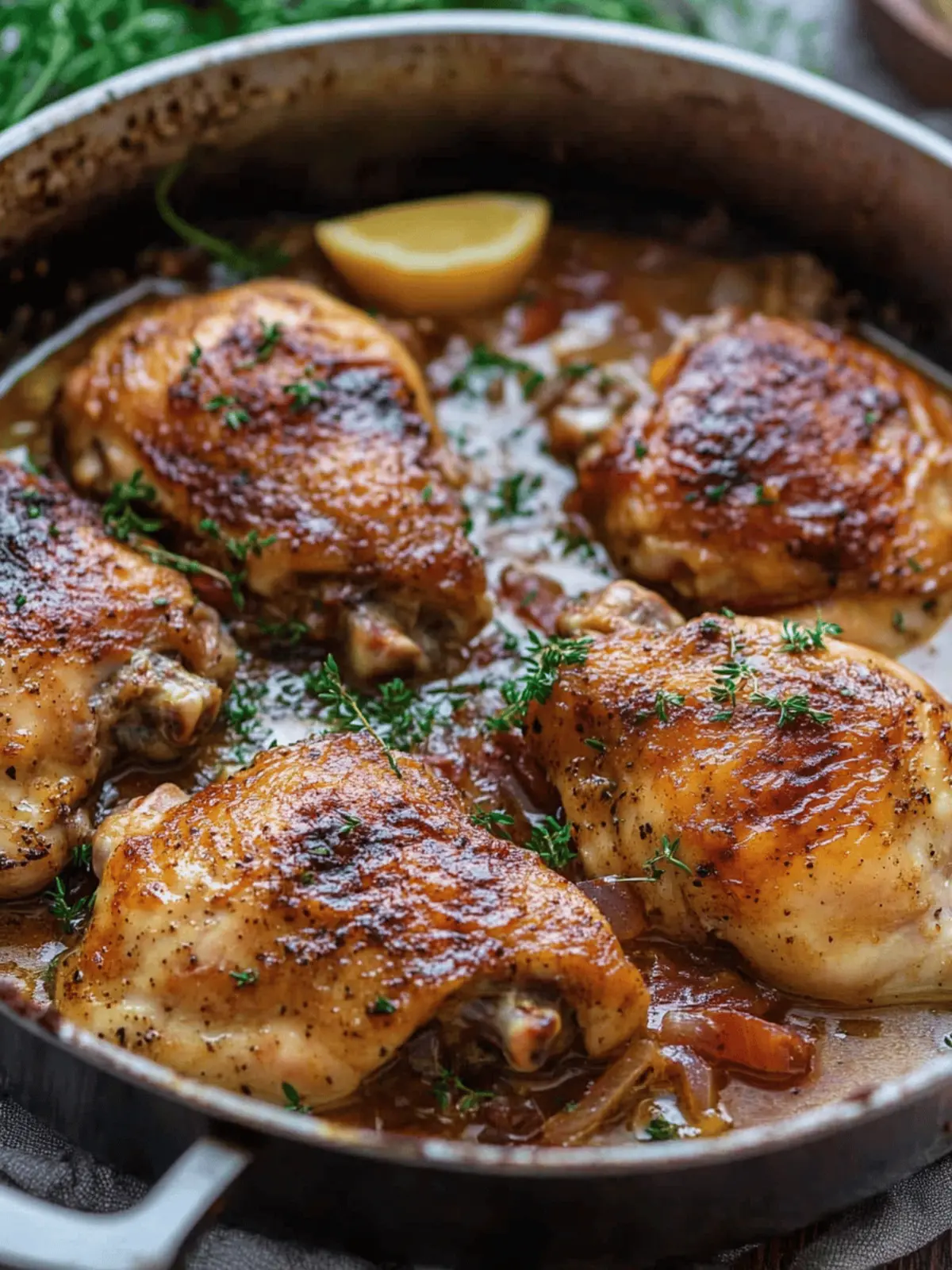 French Mustard Chicken (Poulet à la Moutarde)