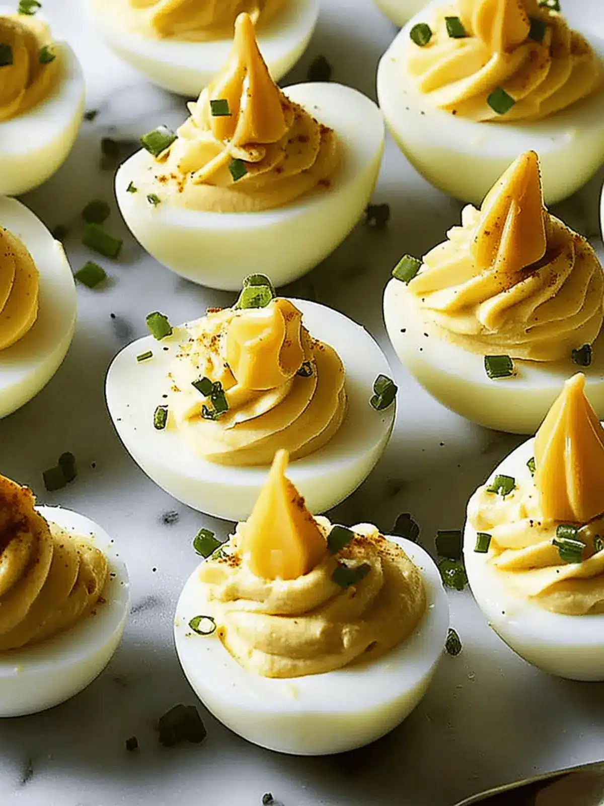 Sour Cream & Onion Deviled Eggs