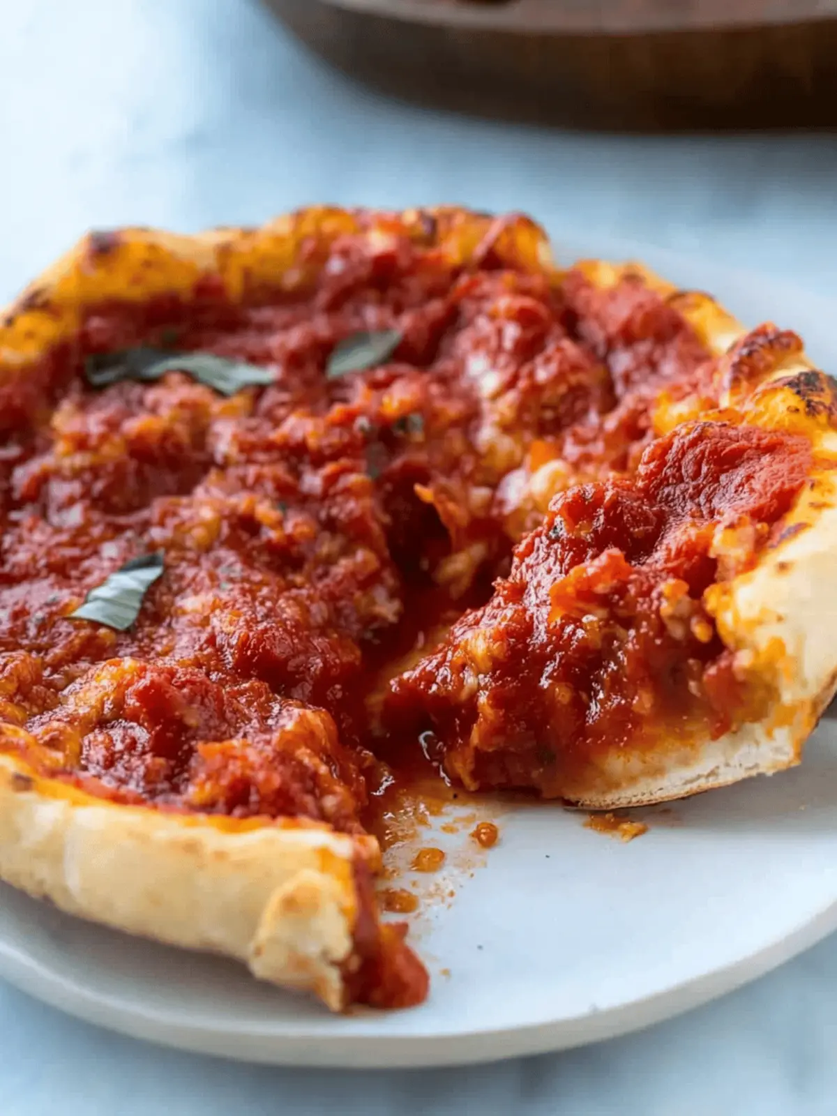 Chicago Deep Dish Pizza