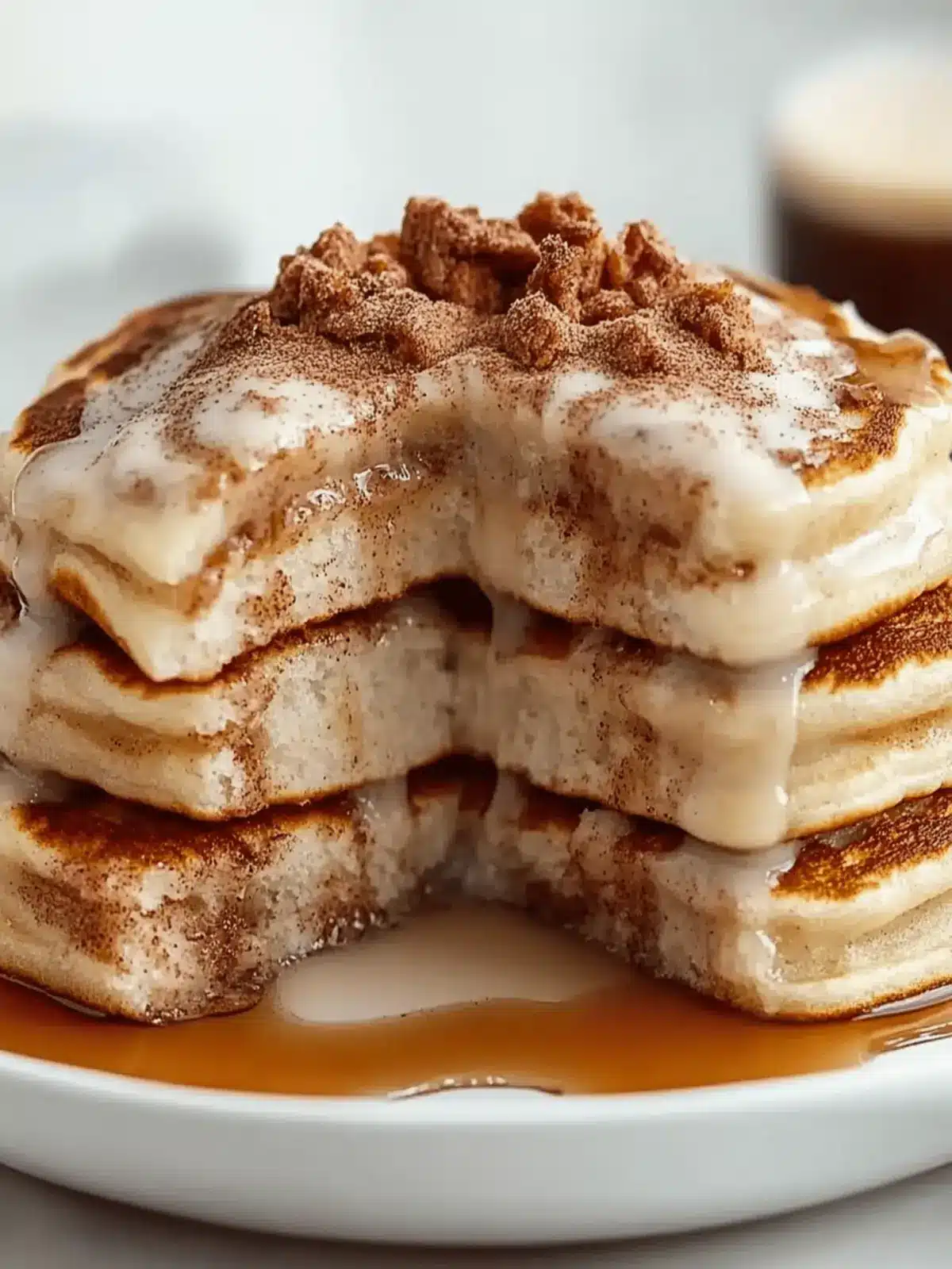 Cinnamon Roll Pancakes Recipe