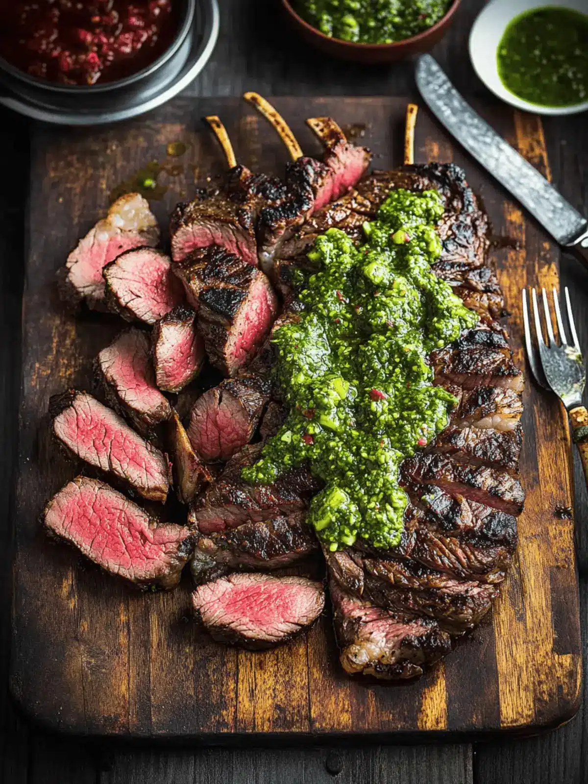 Grilled Picanha Steak with Chimichurri