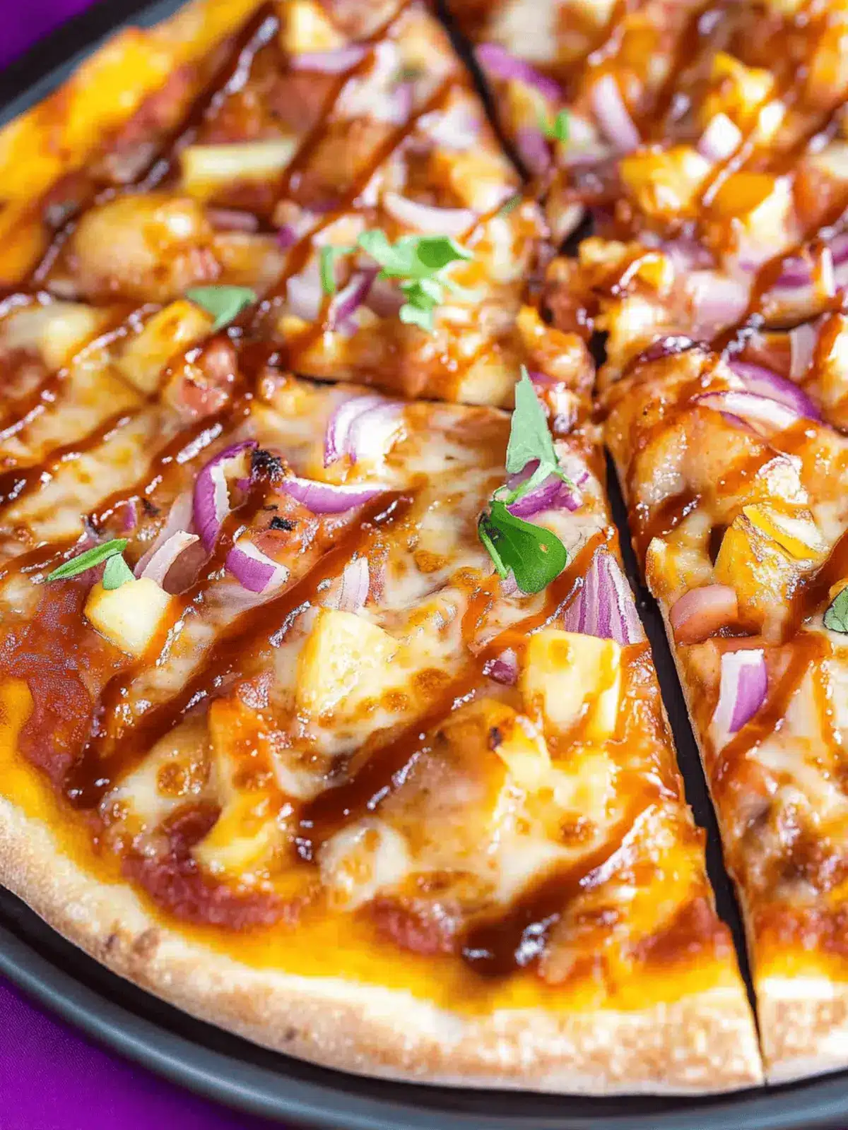 Hawaiian BBQ Pizza