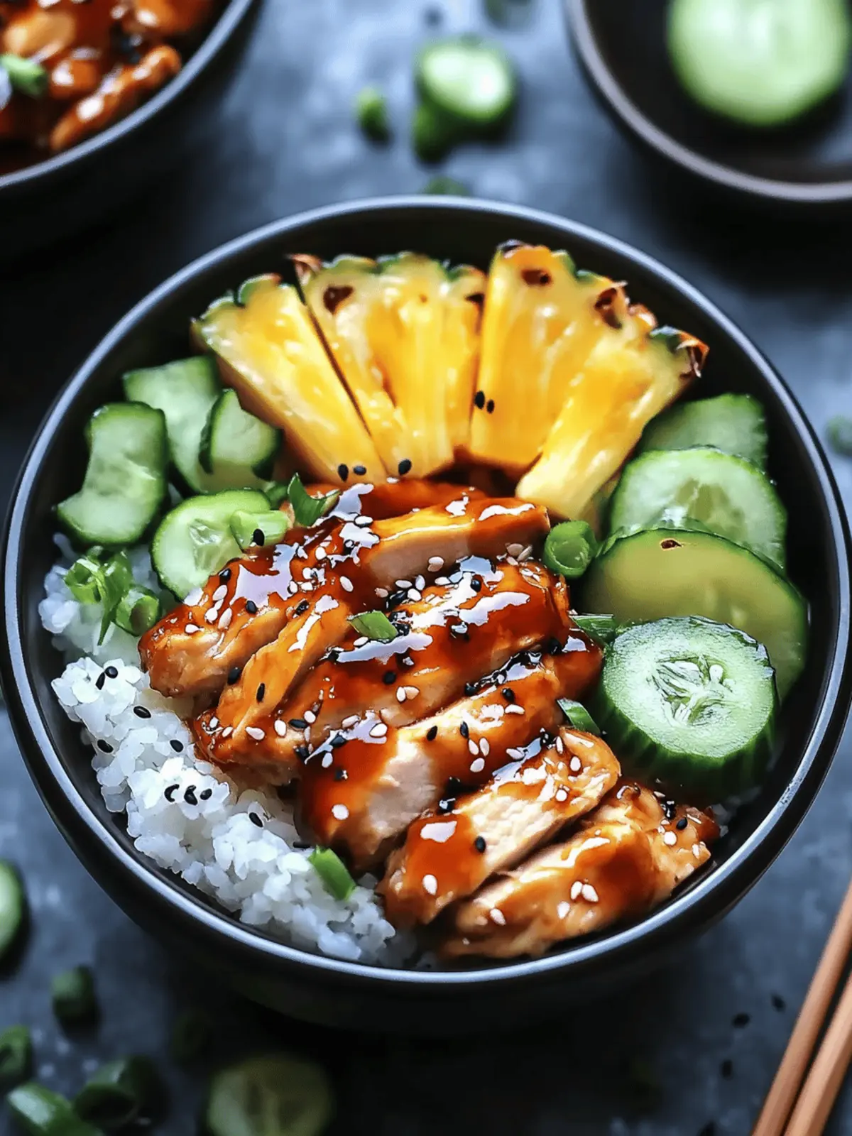 Chicken Teriyaki Pineapple Bowls: Your Fresh Summer Escape