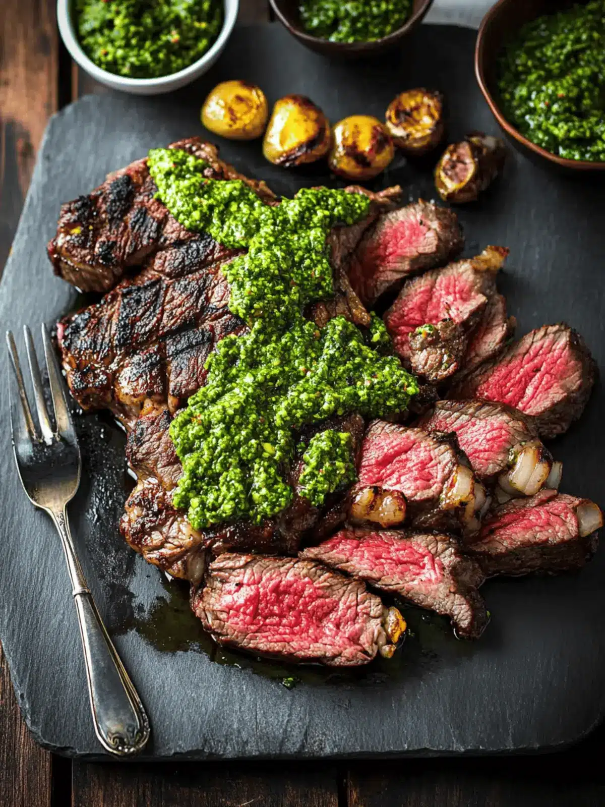 Grilled Picanha Steak with Chimichurri