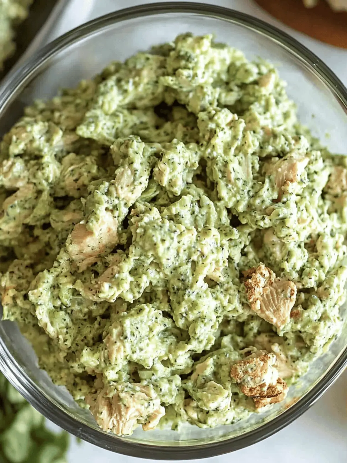 Healthy Green Goddess Chicken Salad (High-Protein)