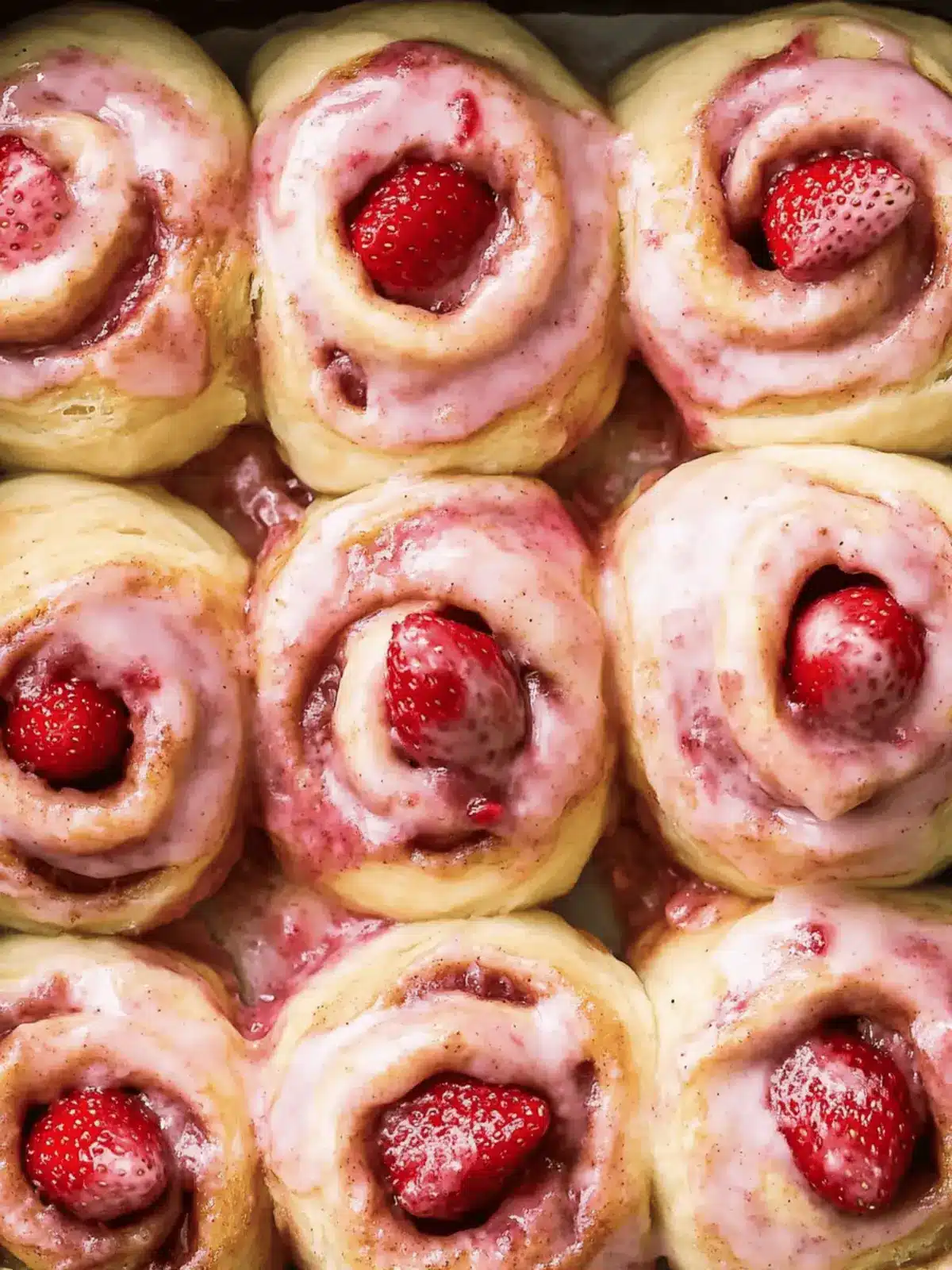 Strawberry Cinnamon Rolls