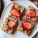 Healthy Strawberry Oatmeal Bars