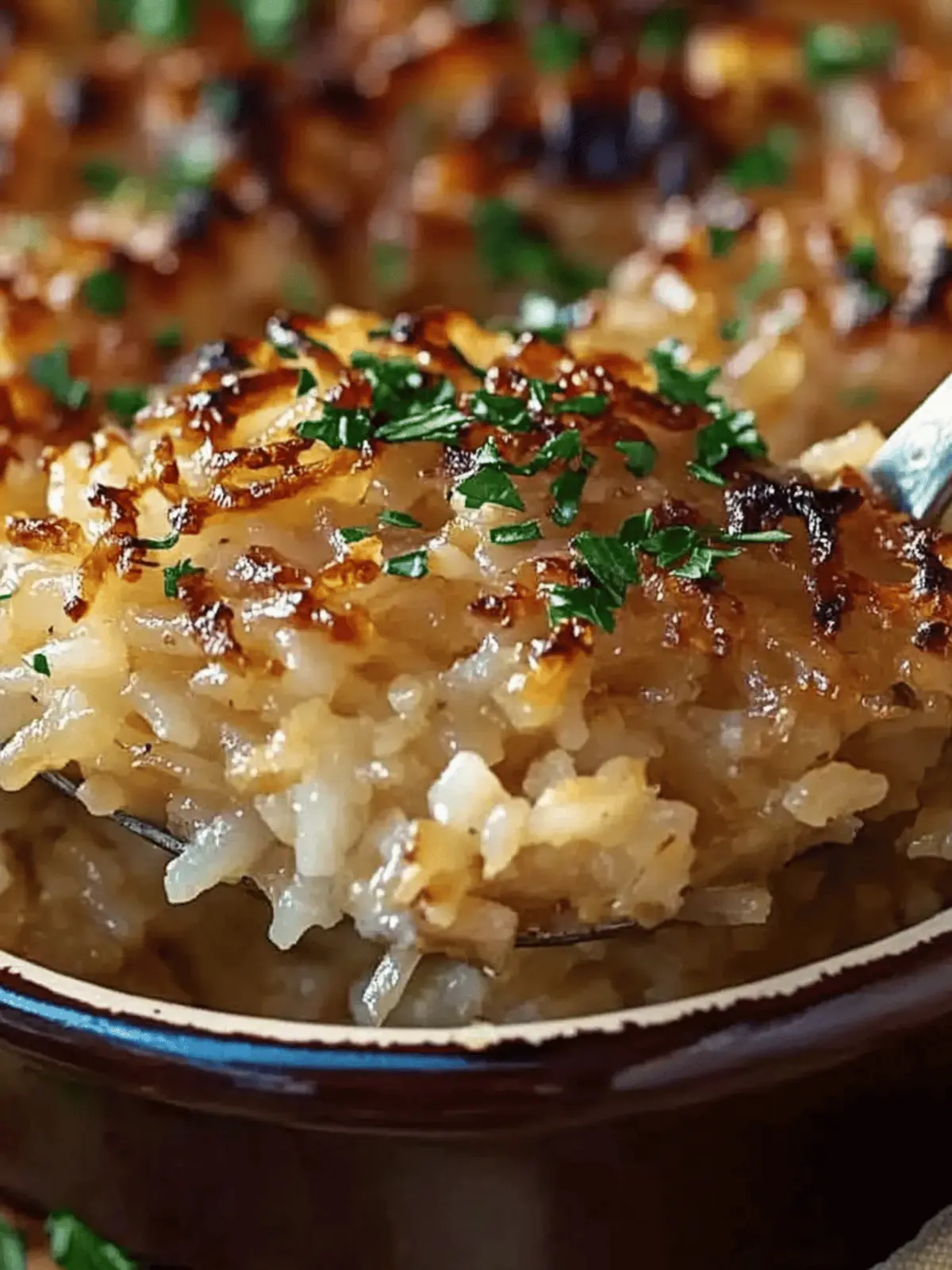 French Onion Soup Rice