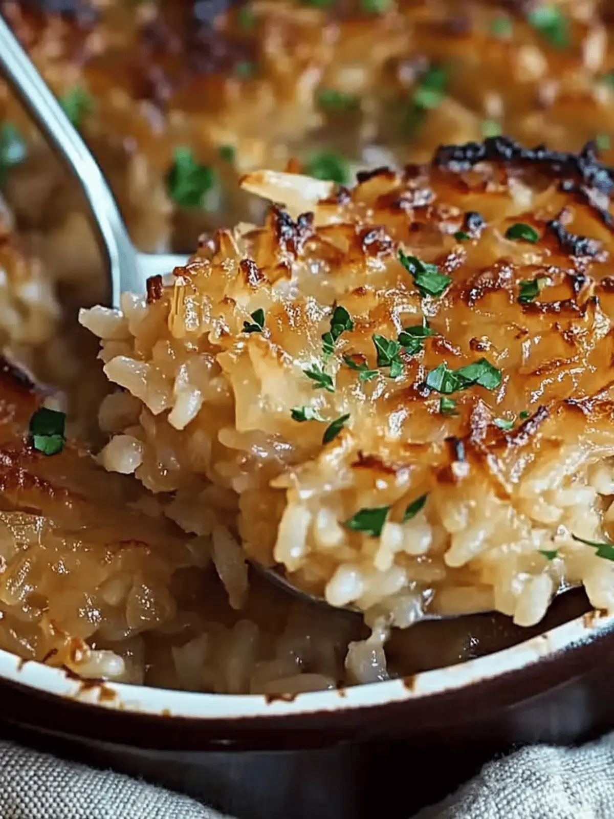 French Onion Soup Rice