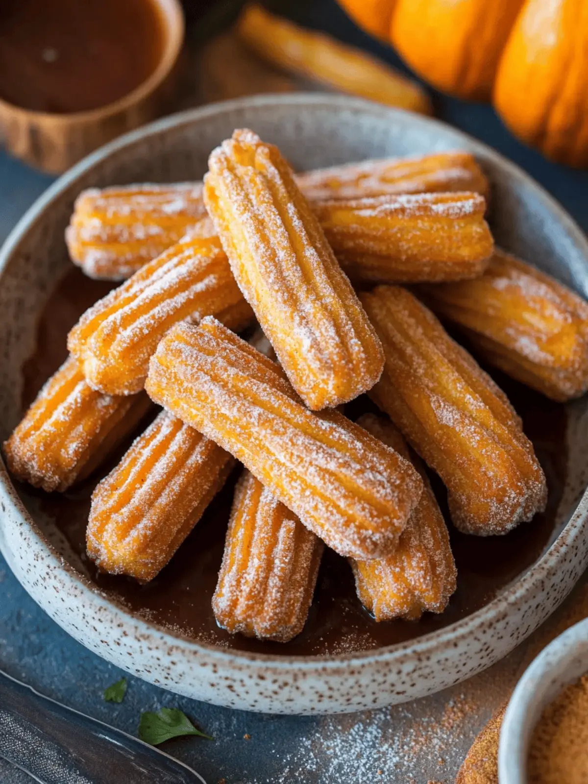 Baked Pumpkin Churros