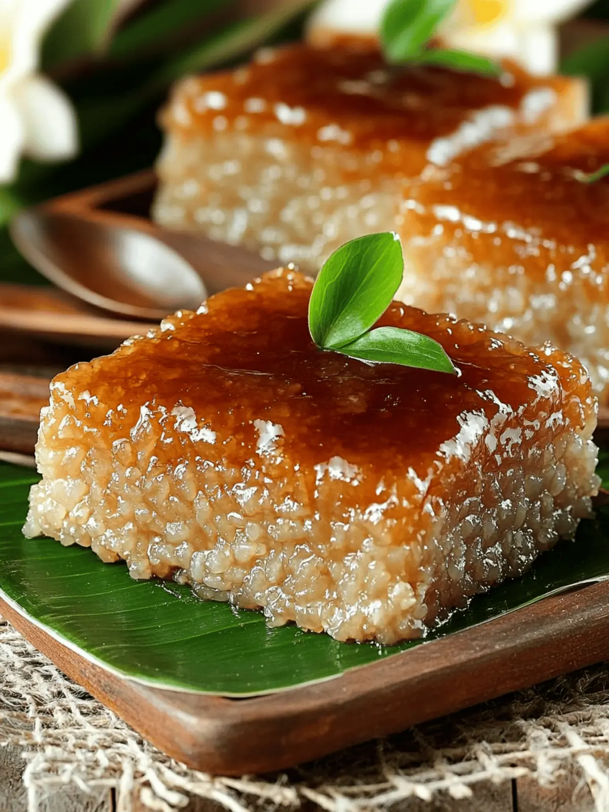 Biko Recipe (Filipino Sticky Rice Cake)