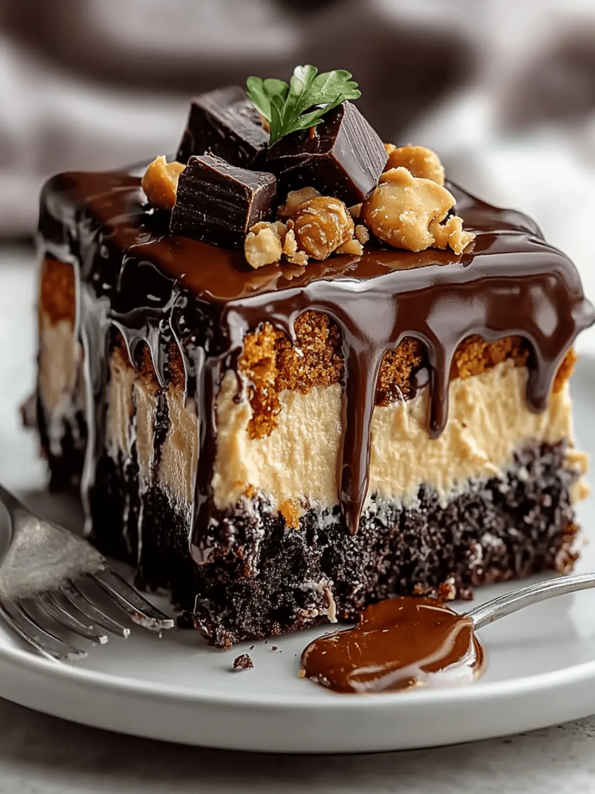 Irresistible Chocolate Peanut Butter Poke Cake Recipe
