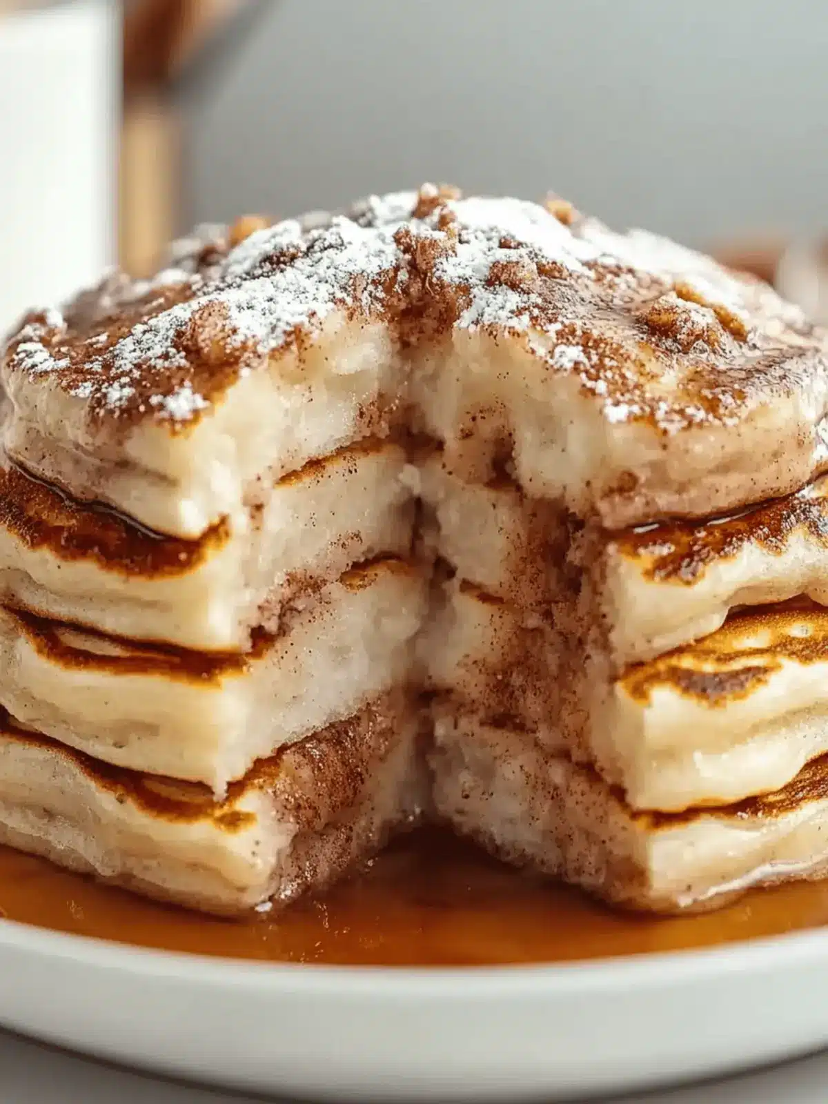 Cinnamon Roll Pancakes Recipe