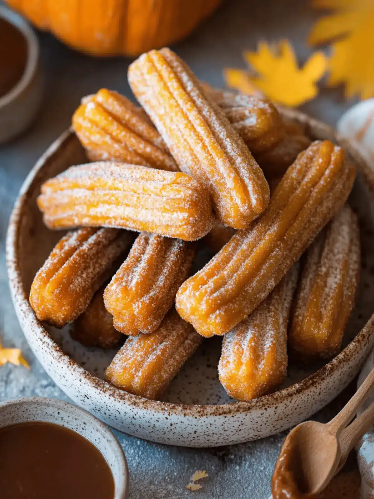 Baked Pumpkin Churros