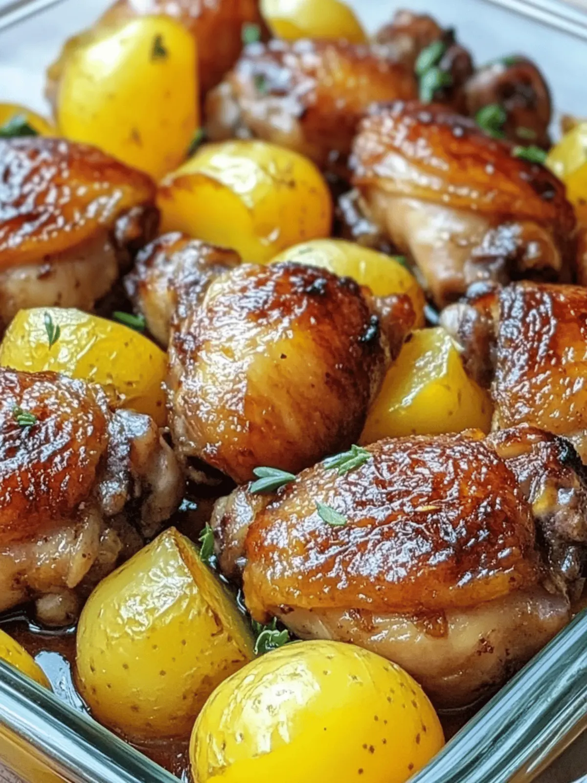 chicken thighs and potatoes