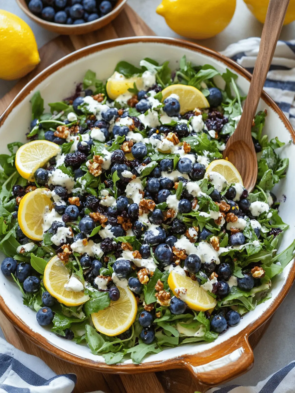 Lemon Blueberry Salad