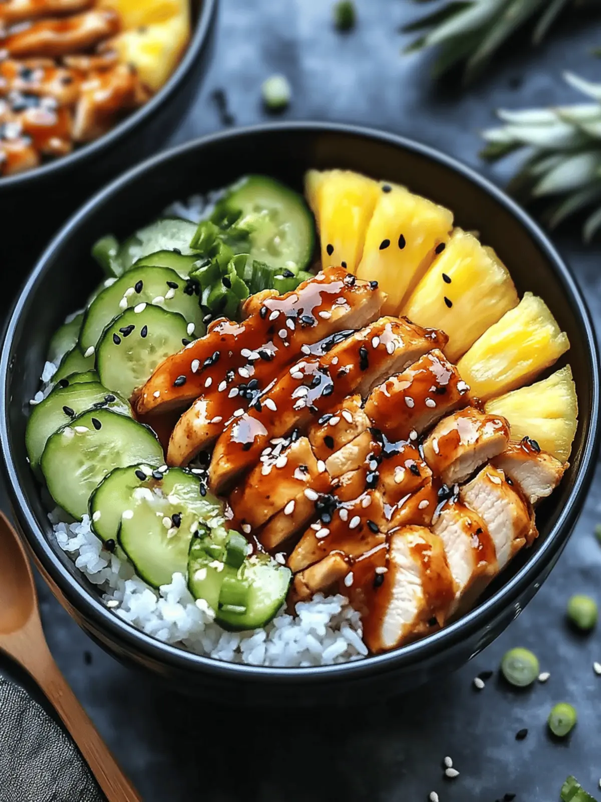 Chicken Teriyaki Pineapple Bowls: Your Fresh Summer Escape
