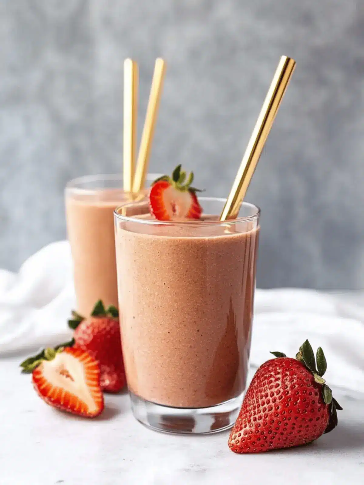 Chocolate Covered Strawberry Smoothie