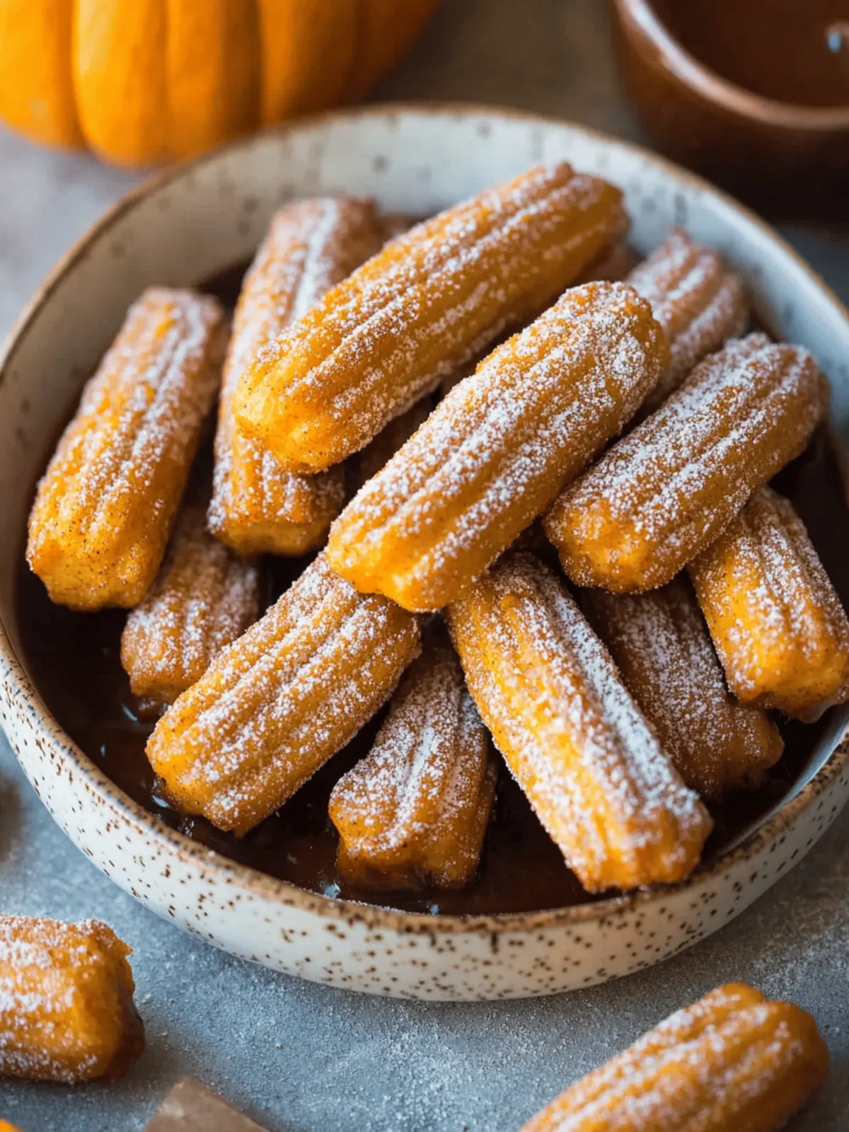 Baked Pumpkin Churros