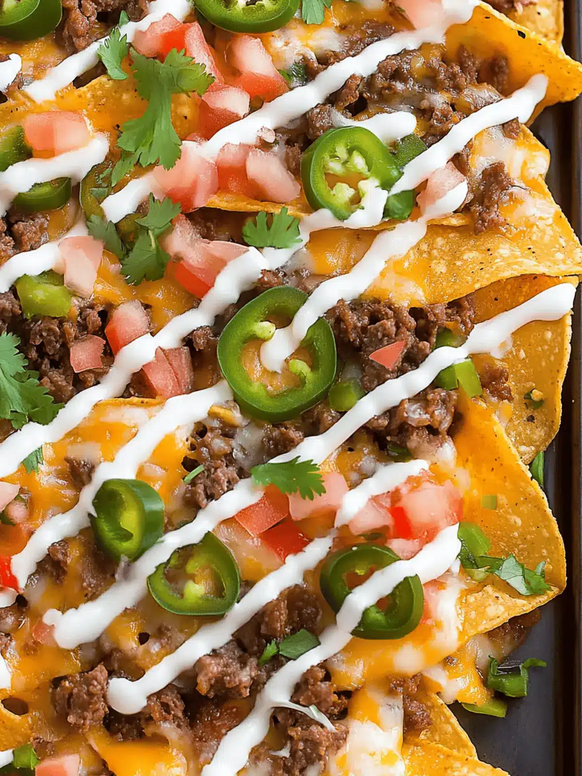 Loaded Beef Nachos