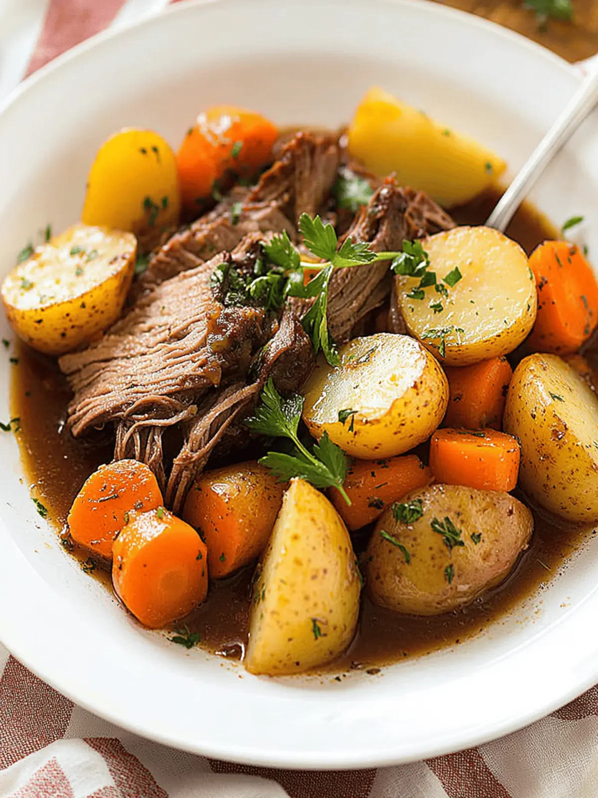 Pot Roast with Potatoes and Carrots