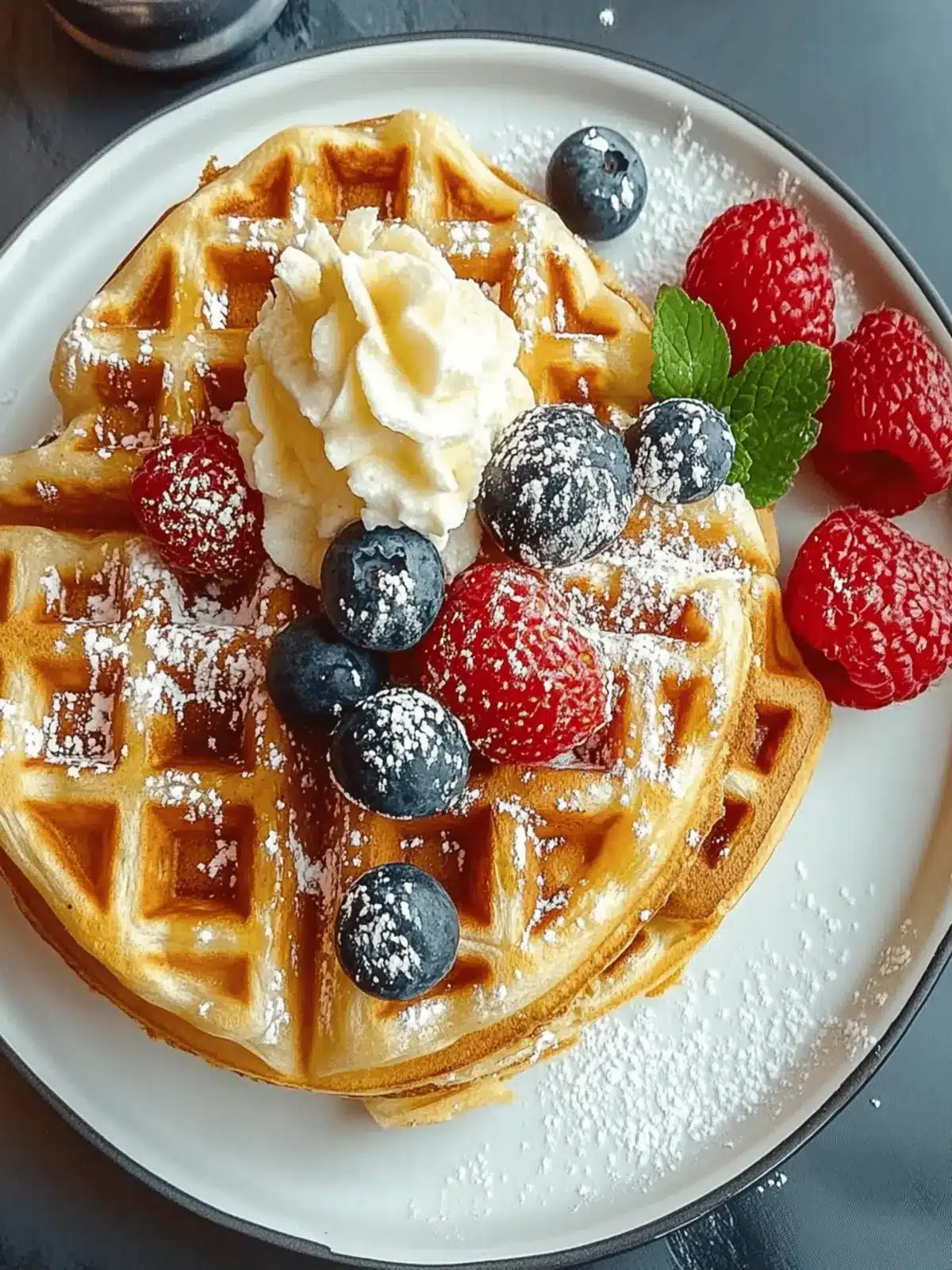 Fluffy Belgian-Style Classic Waffle