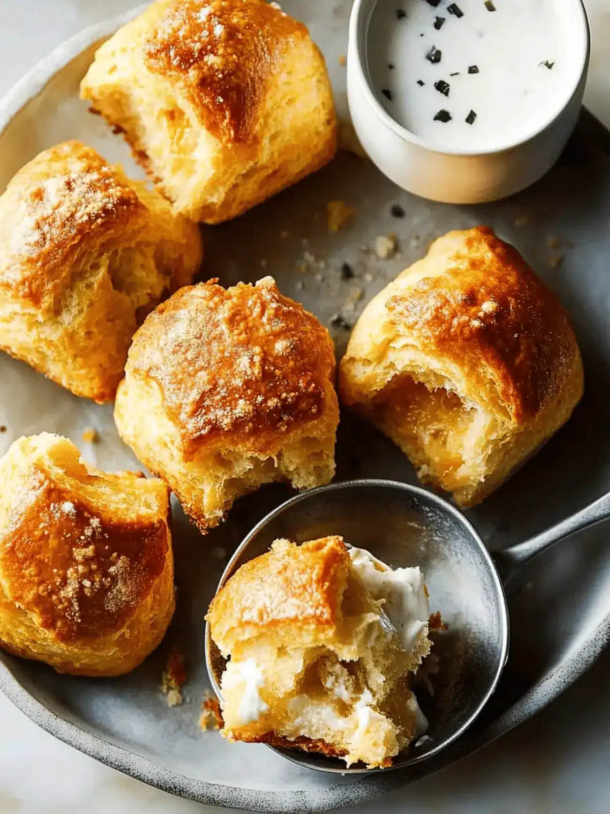 Buffalo Chicken Biscuit Bombs