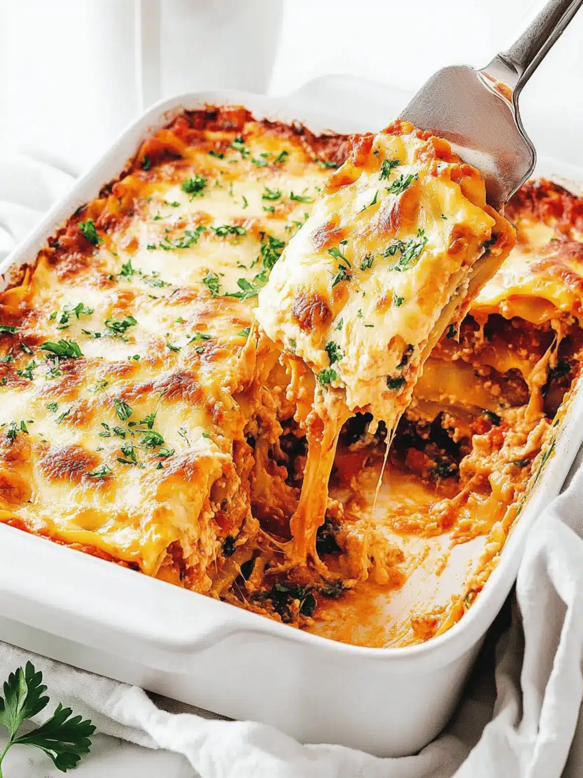 Easy Vegetarian Lasagna Recipe (No Ricotta!)