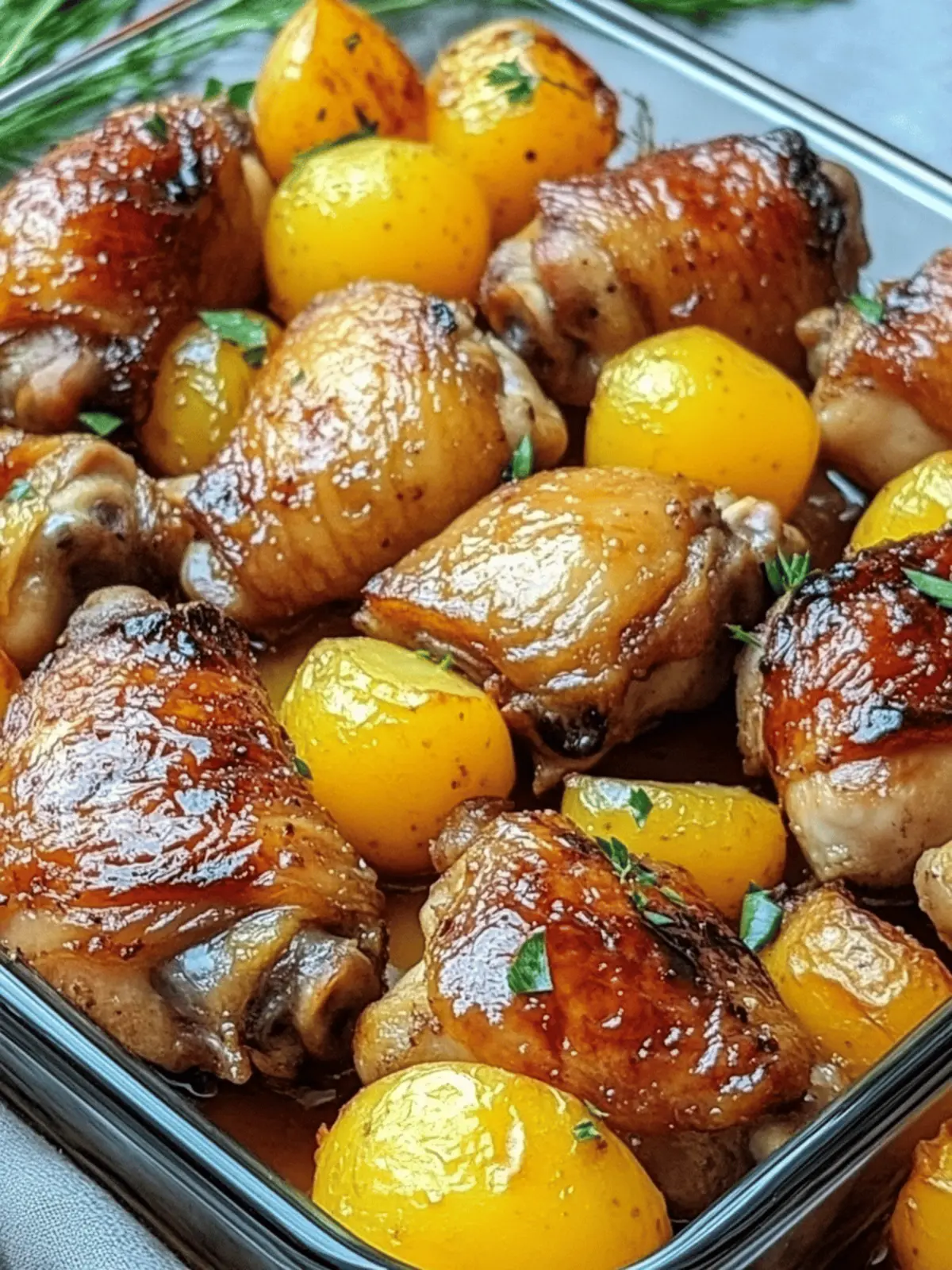 chicken thighs and potatoes