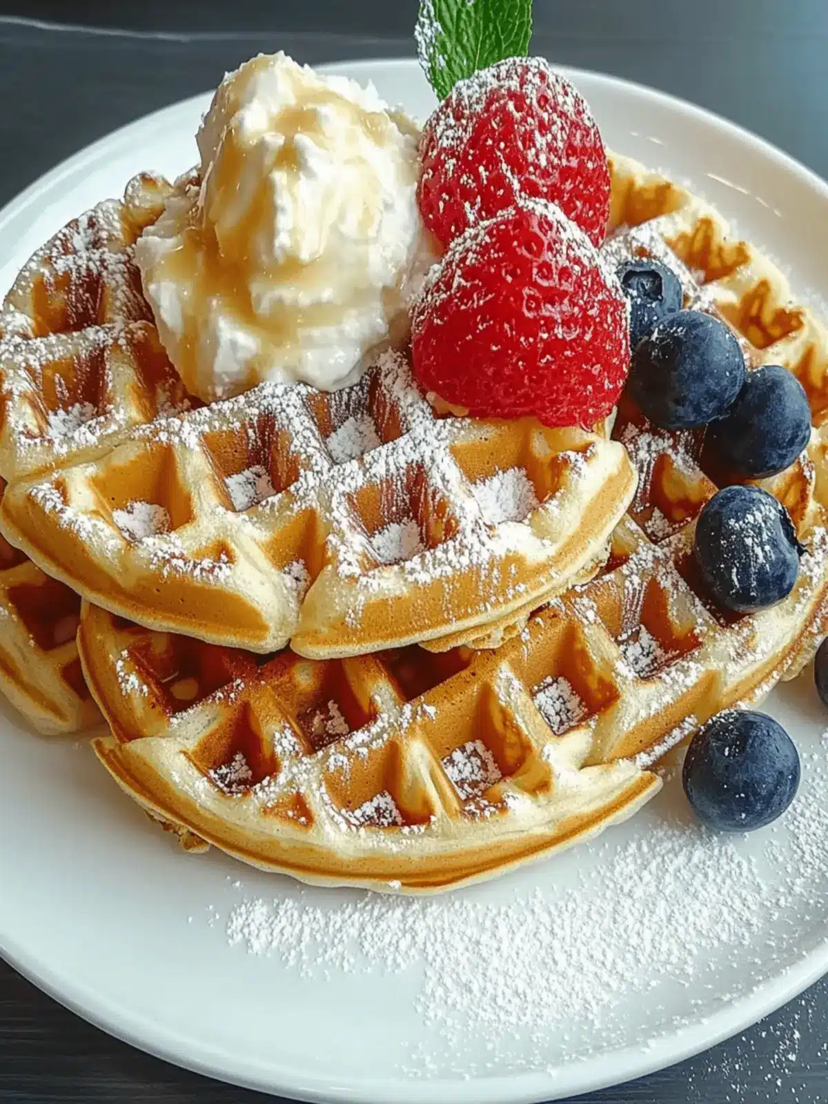 Fluffy Belgian-Style Classic Waffle