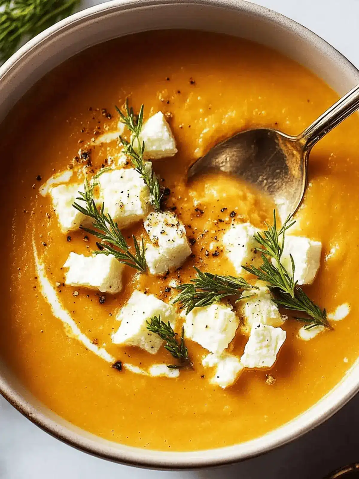 Baked Feta Soup