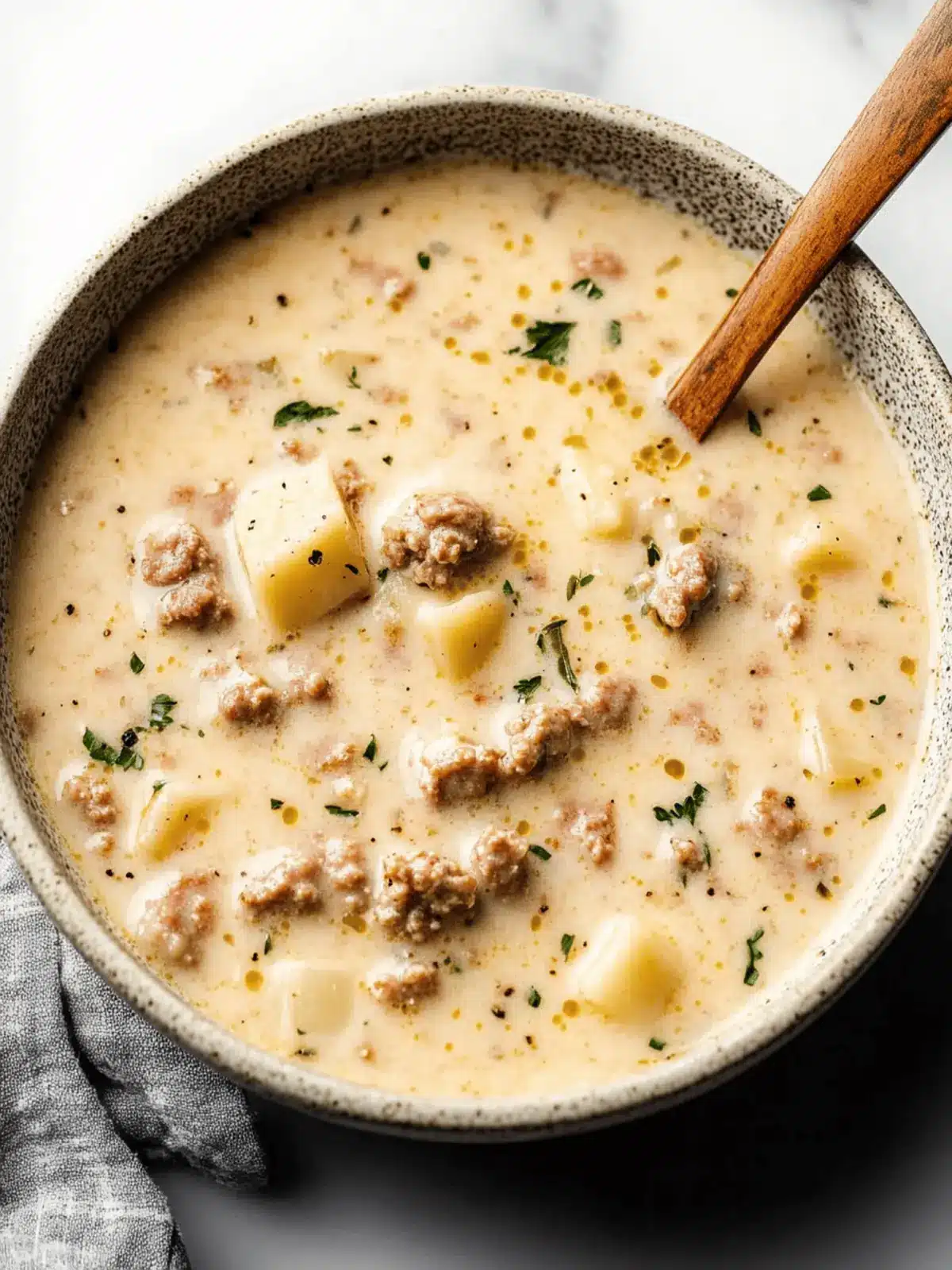 Creamy Italian Sausage Soup