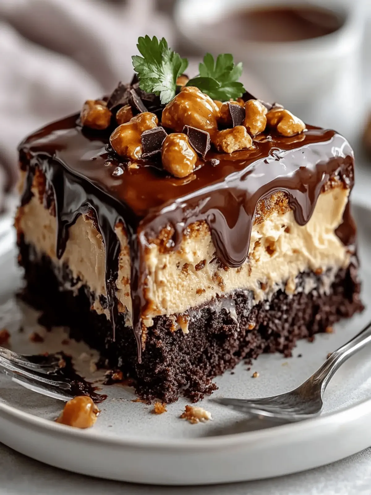 Irresistible Chocolate Peanut Butter Poke Cake Recipe