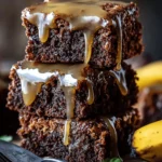 Why Science Makes Banana Bread Brownies With Glaze Irresistible