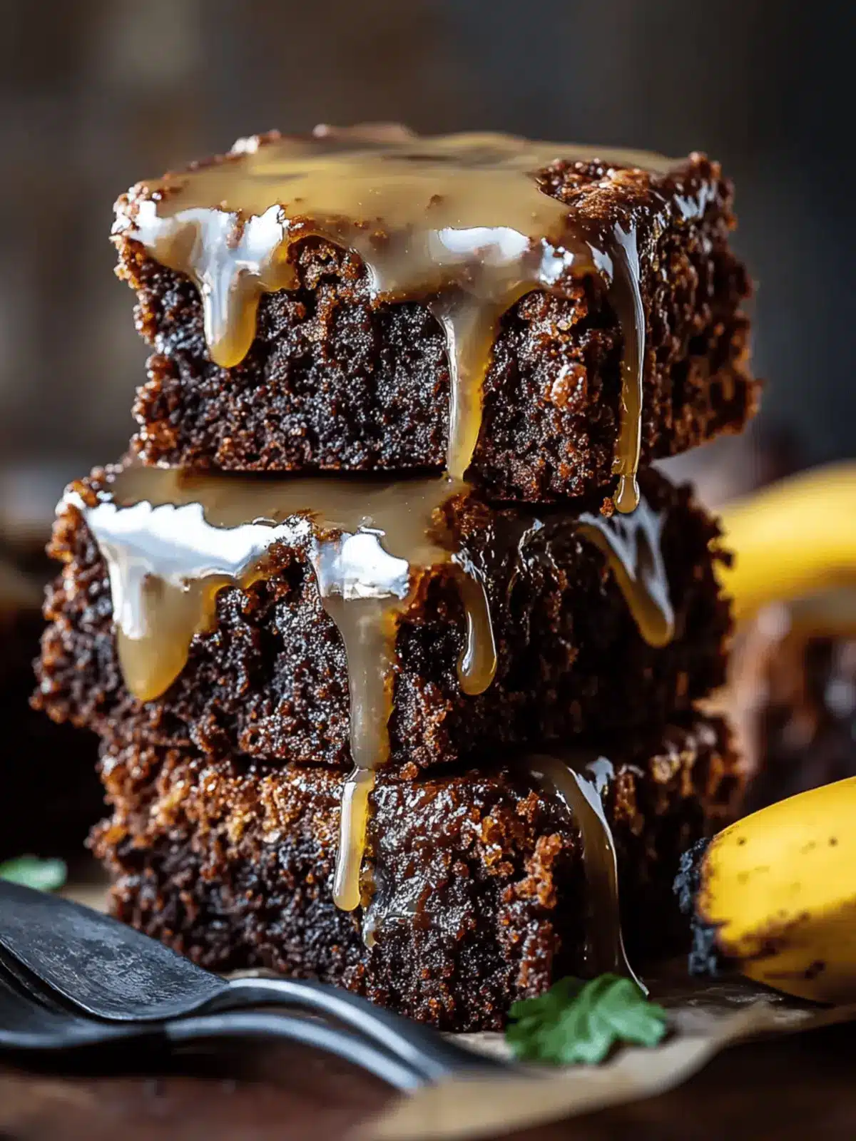 Why Science Makes Banana Bread Brownies With Glaze Irresistible
