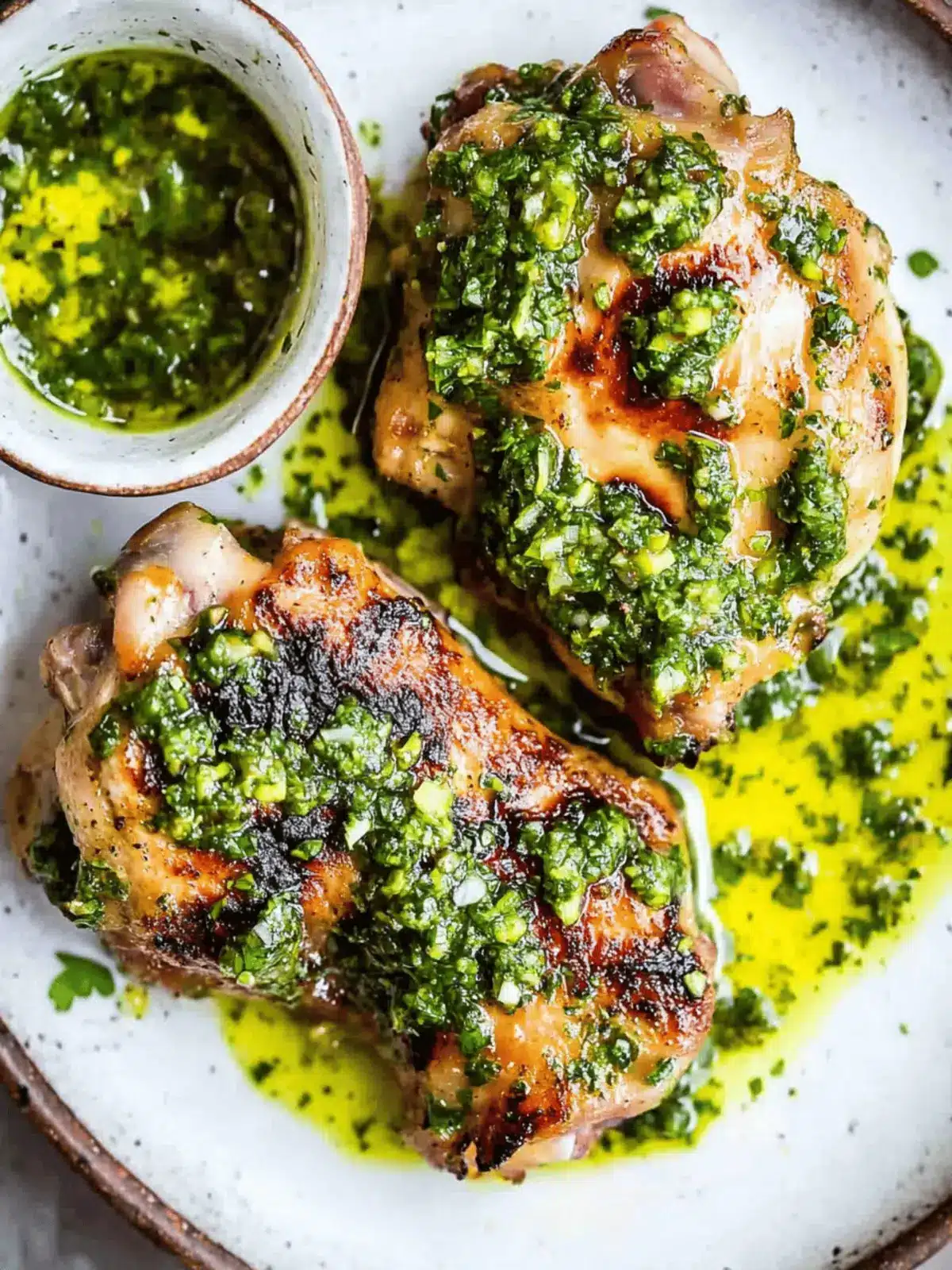 Chimichurri Chicken Thighs