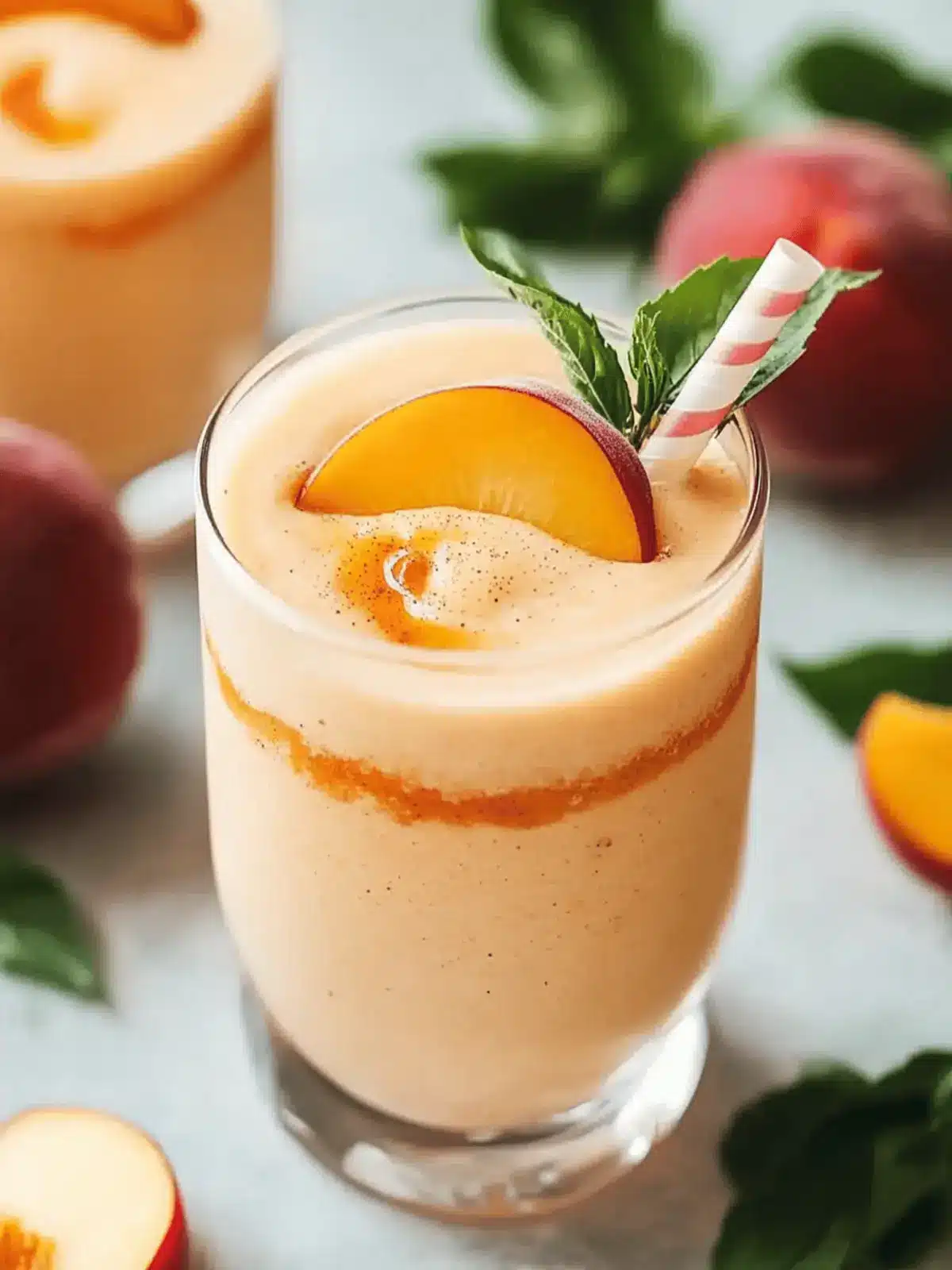 Taste Of Summer Peach Smoothie Recipe