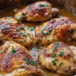 French Mustard Chicken (Poulet à la Moutarde)