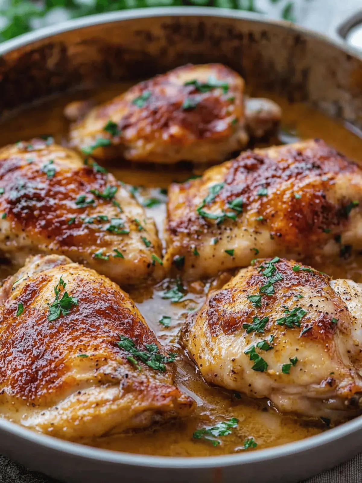 French Mustard Chicken (Poulet à la Moutarde)