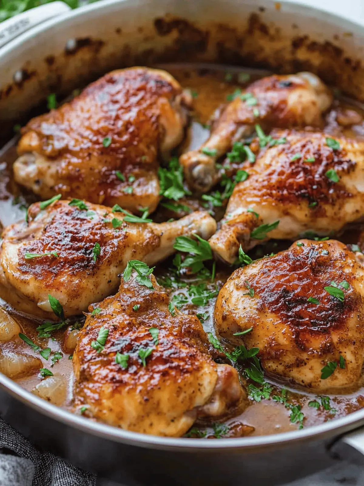 French Mustard Chicken (Poulet à la Moutarde)