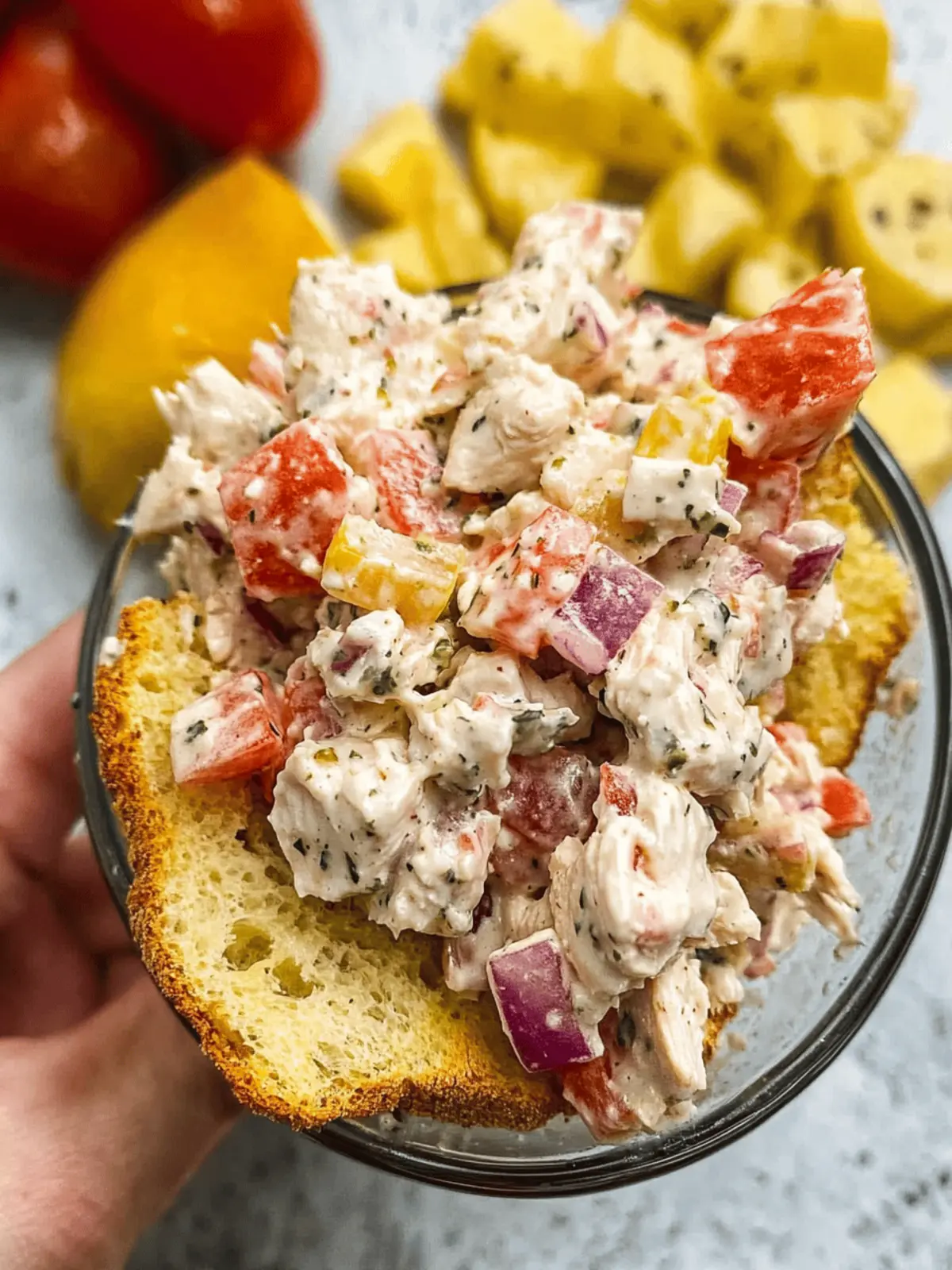 Italian Grinder Chicken Salad