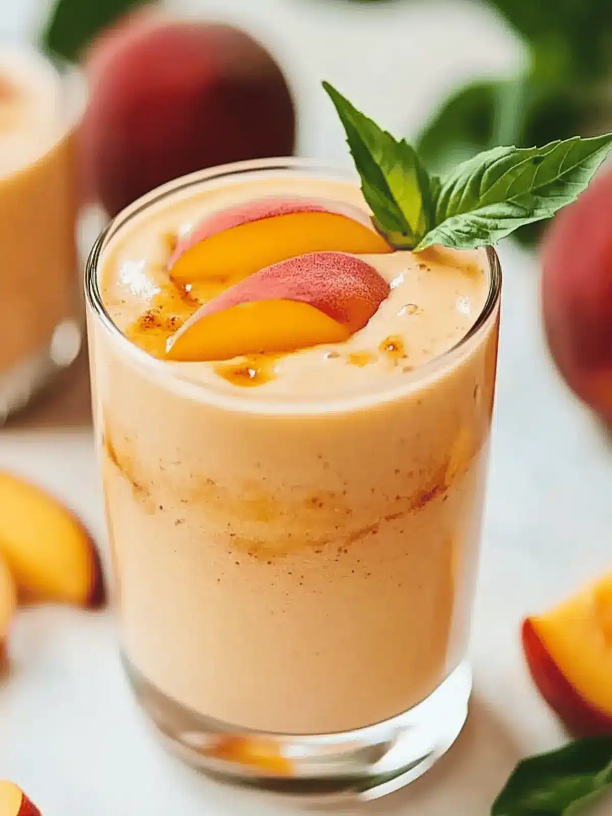 Taste Of Summer Peach Smoothie Recipe