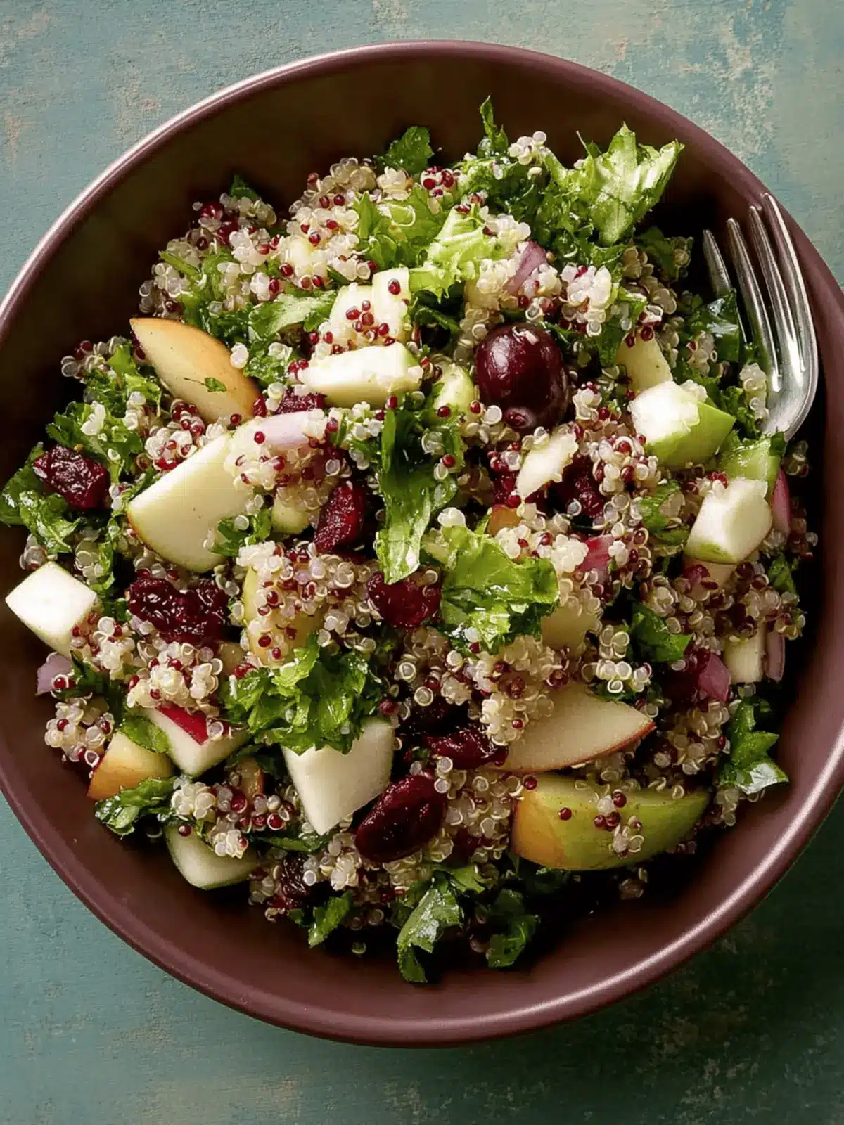Cranberry Apple Quinoa Salad