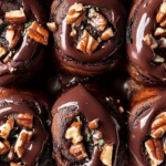 Chocolate Pecan Cinnamon Rolls