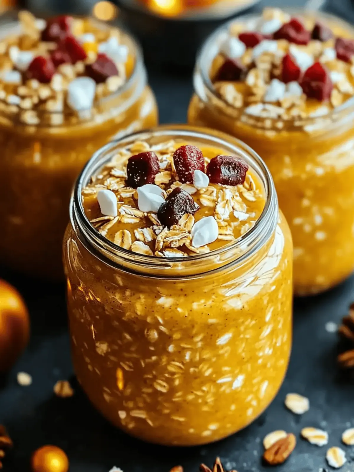 Pumpkin Spice Overnight Oats Tasty Morning Fuel