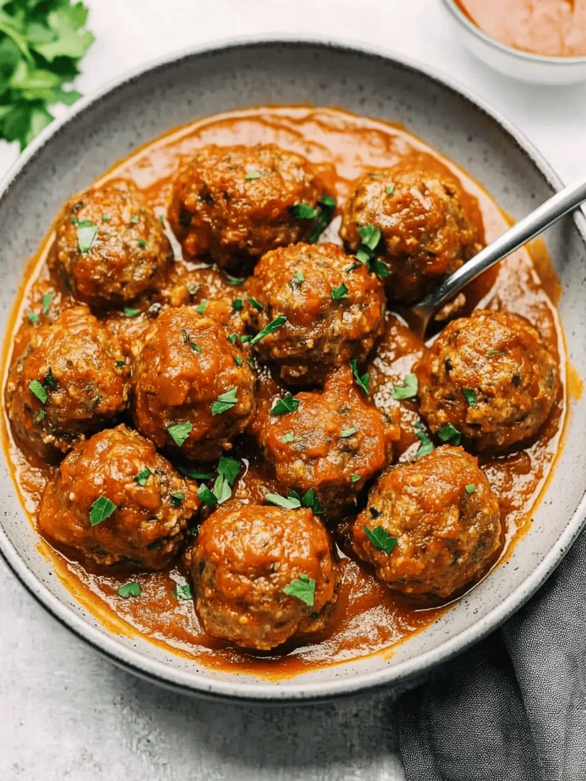 Healthy Italian Meatballs (No Bread Crumbs!)