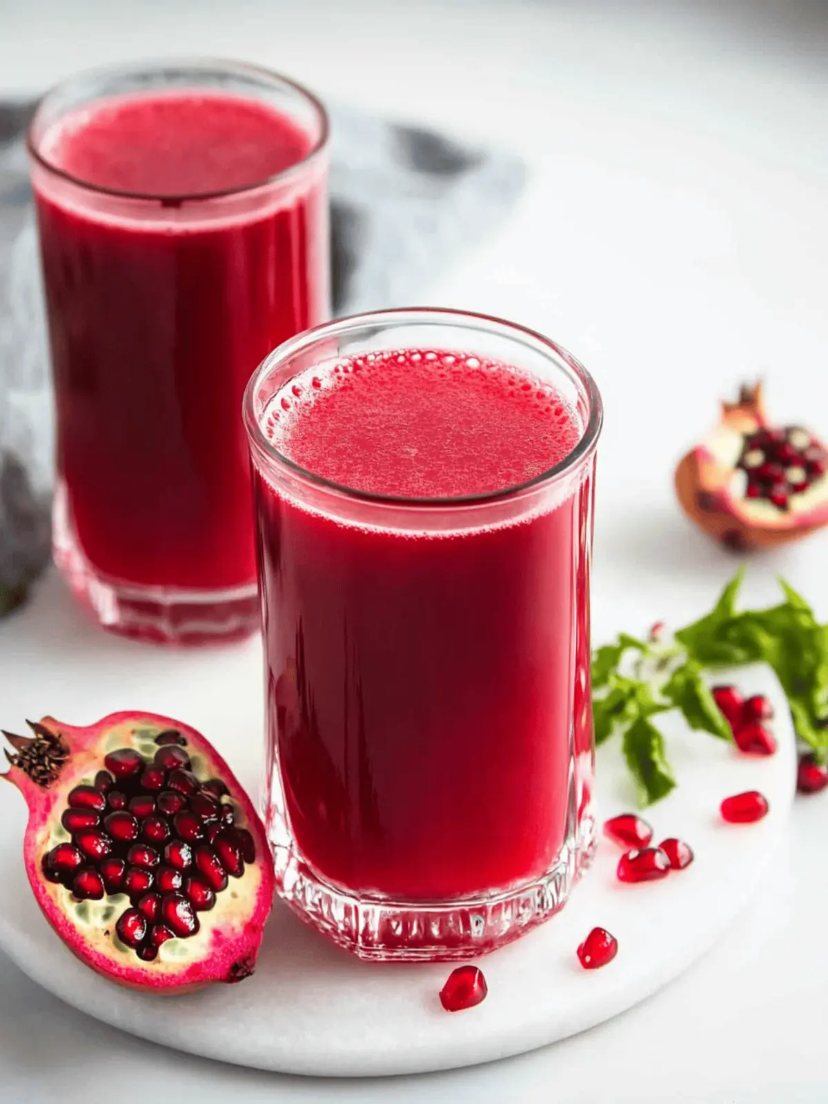 Homemade Pomegranate Juice