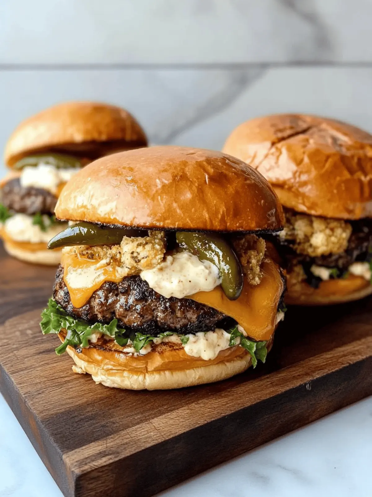Poblano Popper Burger Recipe
