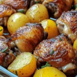chicken thighs and potatoes